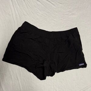 Women’s black Patagonia Baggies